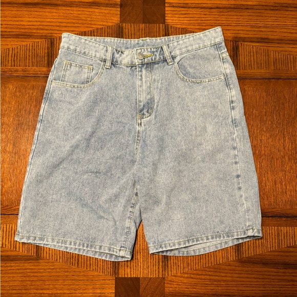 Unbranded Blue Denim Jorts - Picture 1 of 5